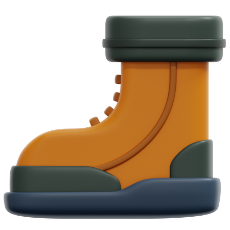 Camping Boot  3D Icon