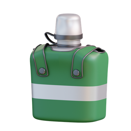 Camping Bottle  3D Icon