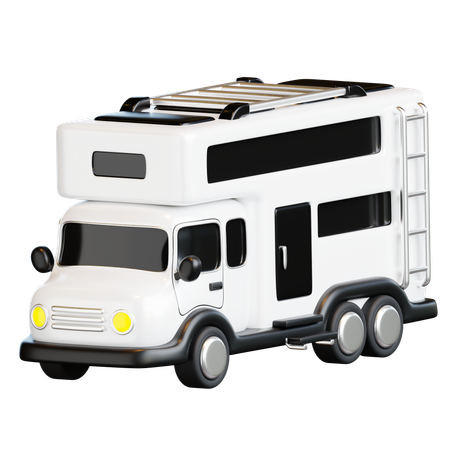 Caravane  3D Icon