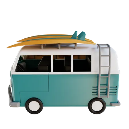 Camping-car  3D Icon