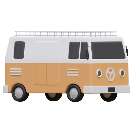 Caravane  3D Icon