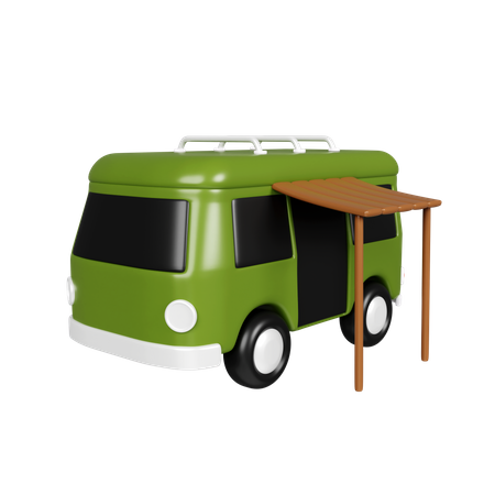 Caravane  3D Icon