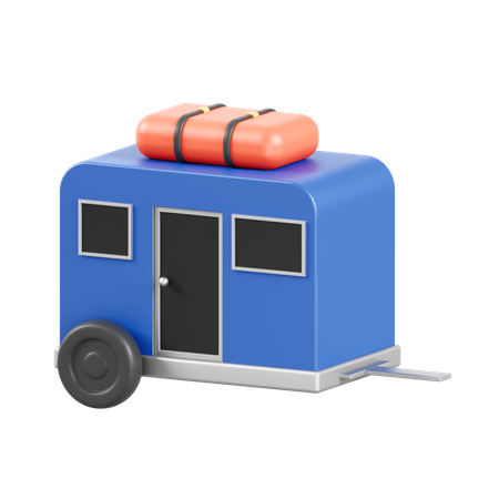 Caravane  3D Icon