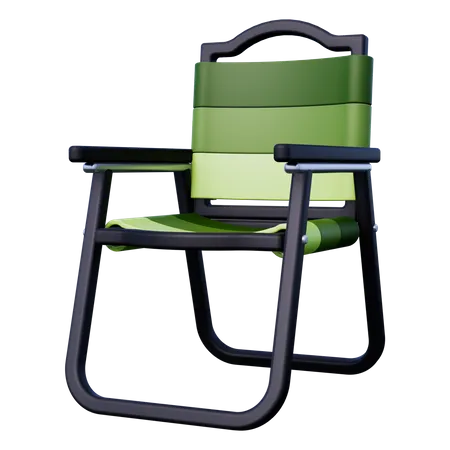 Camping Chair  3D Icon