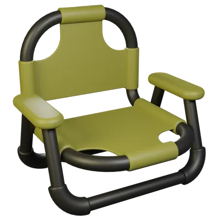 Camping Chair  3D Icon