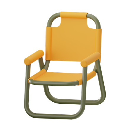 Camping Chair  3D Icon