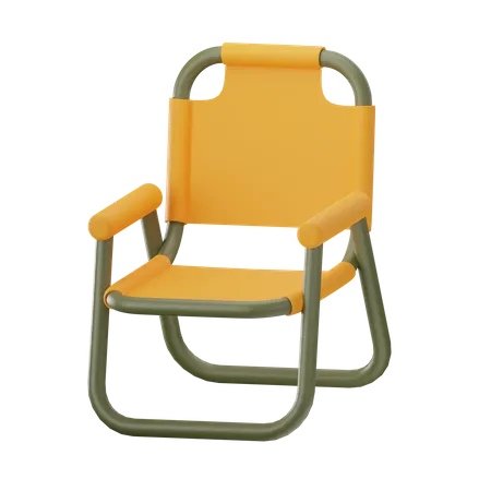 Camping Chair  3D Icon