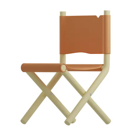 Camping Chair  3D Illustration