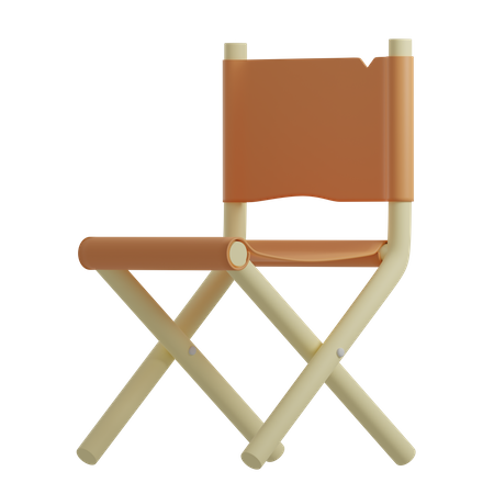 Camping Chair  3D Illustration