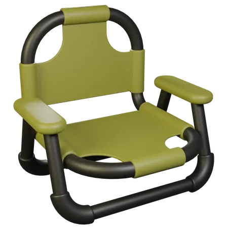 Camping Chair 3 D Icon 3D Icon