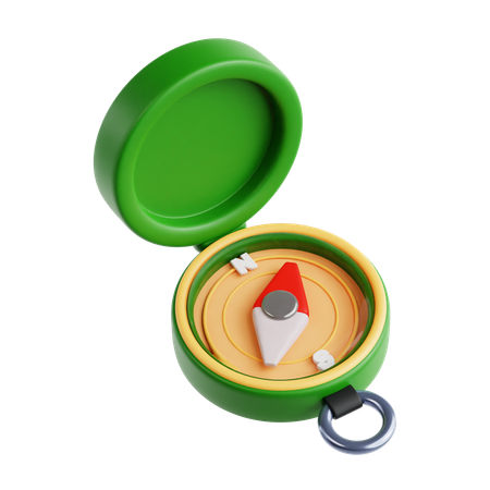 Camping Compass  3D Icon