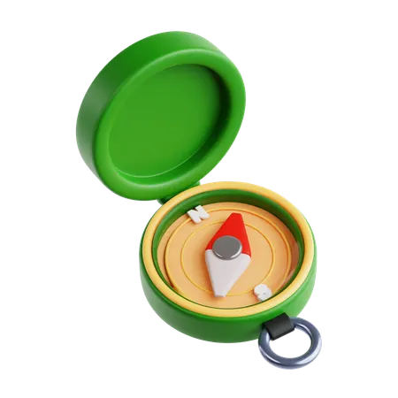 Camping Compass  3D Icon