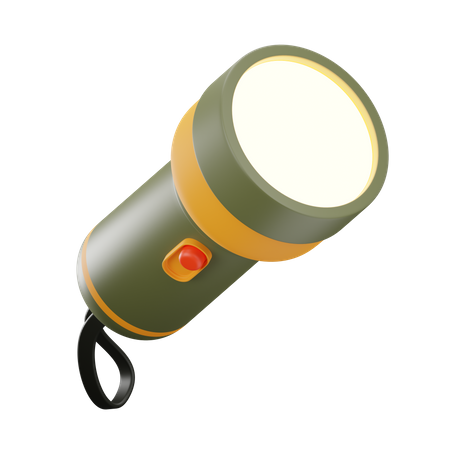 Camping Flashlight  3D Icon
