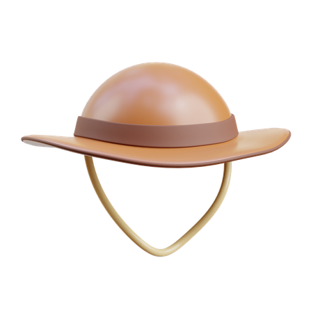 Camping hat  3D Icon