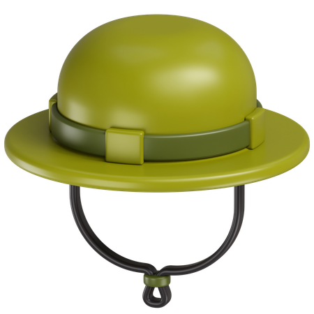 Camping Hat  3D Icon