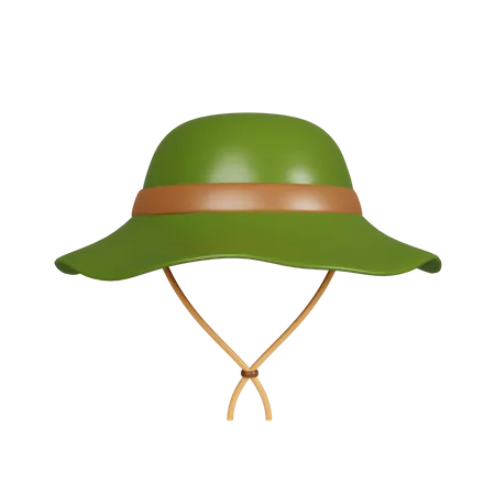 Camping Hat  3D Icon