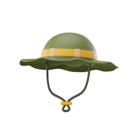 Camping Hat  3D Icon