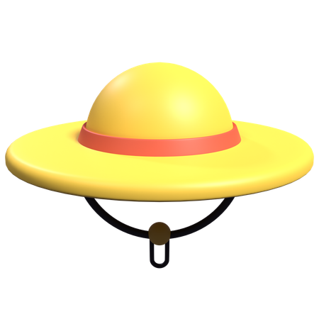 Camping Hat  3D Icon