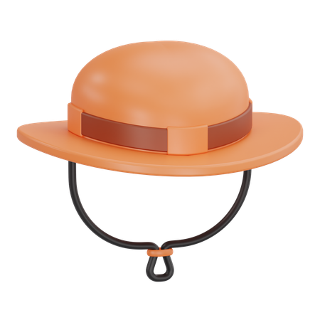 Camping Hat  3D Icon