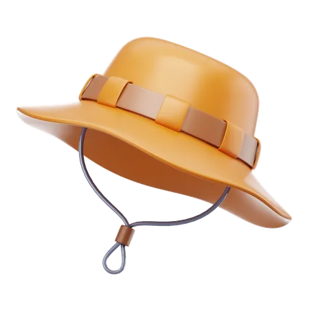 Camping Hat  3D Icon