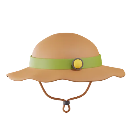 Camping Hat  3D Icon