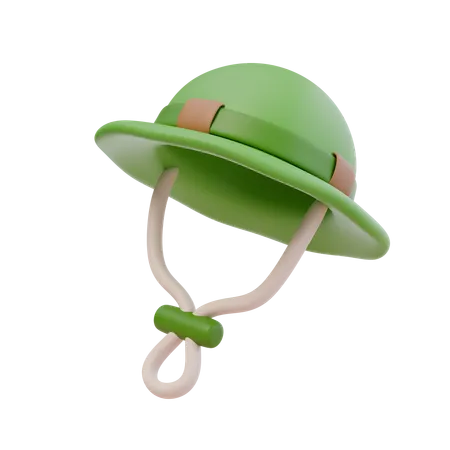 Camping Hat  3D Icon