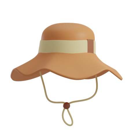 Camping Hat  3D Icon