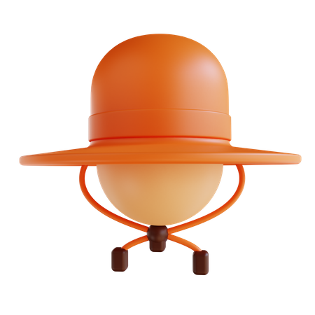 Camping Hat  3D Illustration