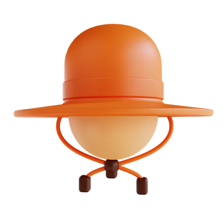 Camping Hat  3D Illustration