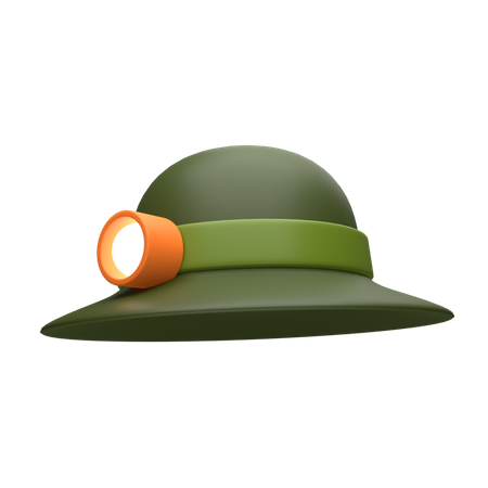 Camping Hat 3D Icon