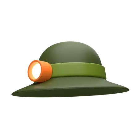 Camping Hat 3D Icon