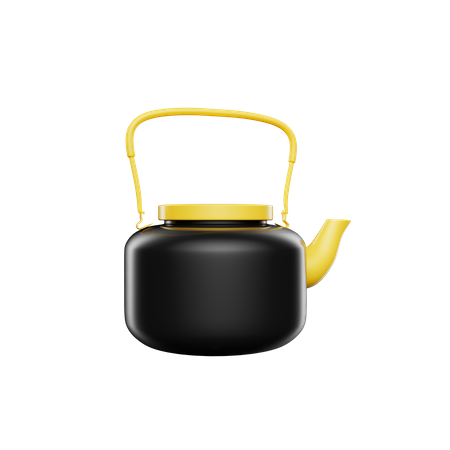 Camping Kettle  3D Icon