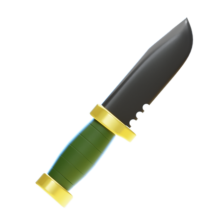 Camping Knife  3D Icon