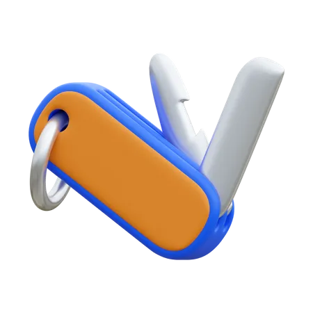 Camping Knife  3D Icon