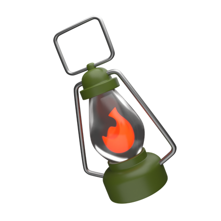 Camping Lamp  3D Icon