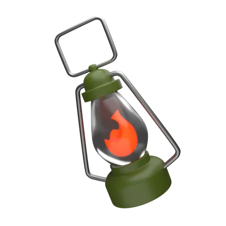 Camping Lamp  3D Icon