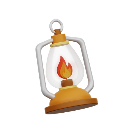 Camping Lantern  3D Icon