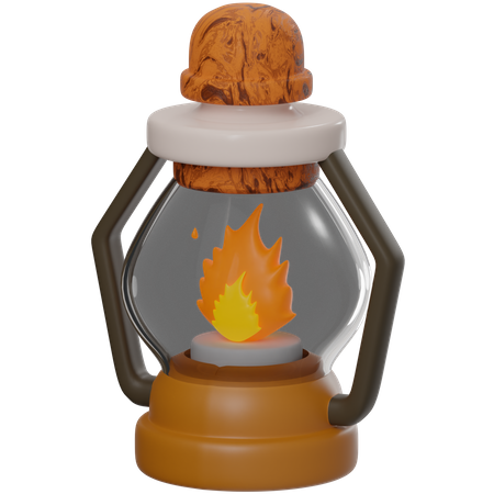 Camping Lantern  3D Icon