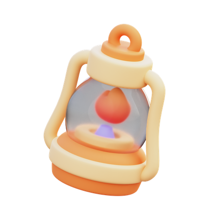 Camping Lantern  3D Icon