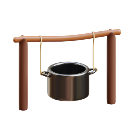 Camping Pot  3D Icon