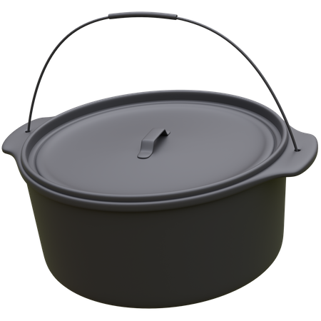 Camping Pot  3D Icon