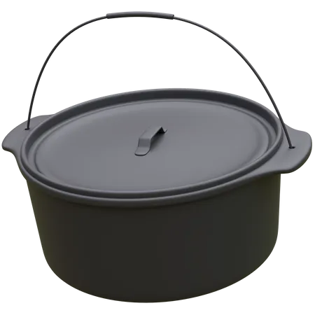 Camping Pot  3D Icon