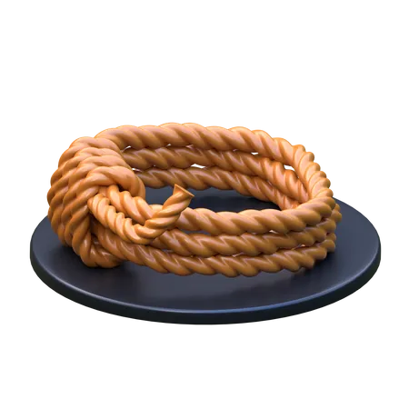 Camping Rope  3D Icon