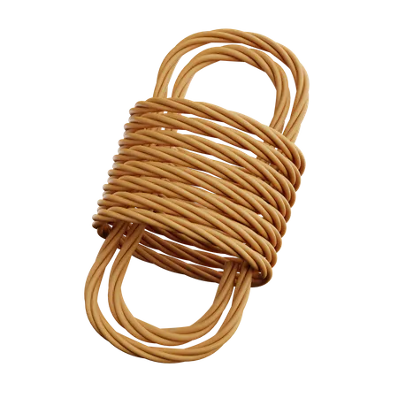 Camping Rope  3D Icon