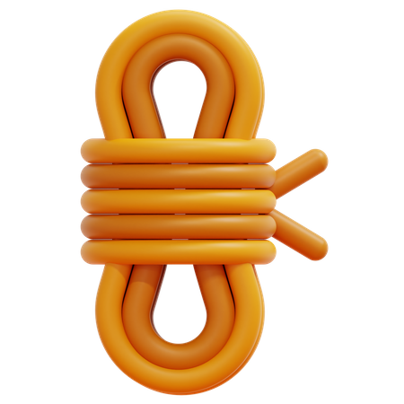 Camping Rope  3D Icon