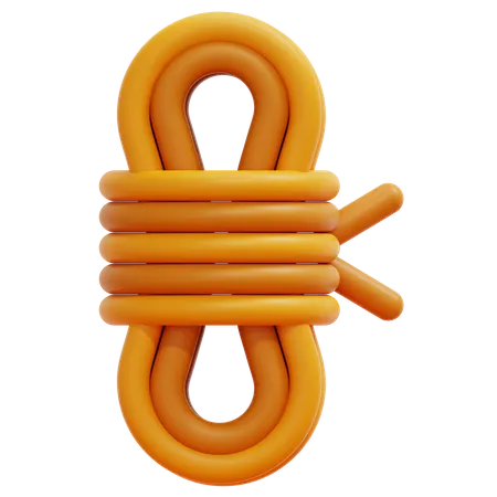 Camping Rope  3D Icon