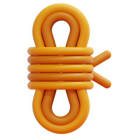 Camping Rope 3D Icon