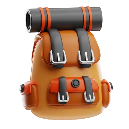 Camping-Rucksack  3D Icon