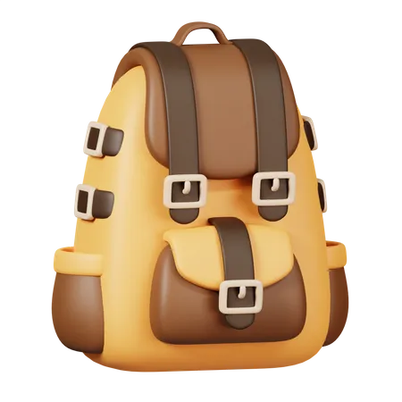 Camping-Rucksack  3D Icon