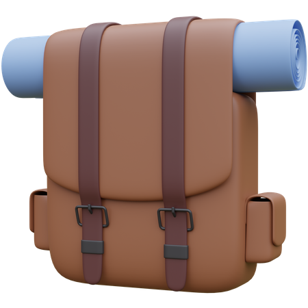 Camping-Rucksack  3D Icon